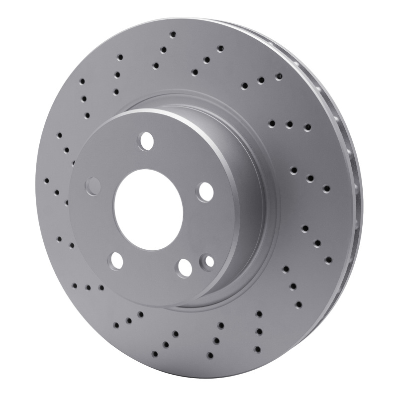 Mercedes-Benz S500 Brake Rotor (1) - Front - R1 Concepts - Drilled GeoSPEC Coated - `02-`06